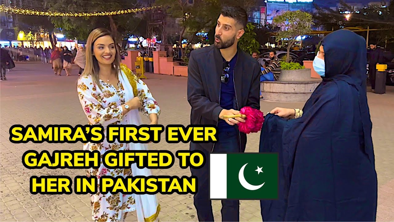 SAMIRA’S FIRST EVER GAJREH GIFTED TO HER IN PAKISTAN 🇵🇰❤️