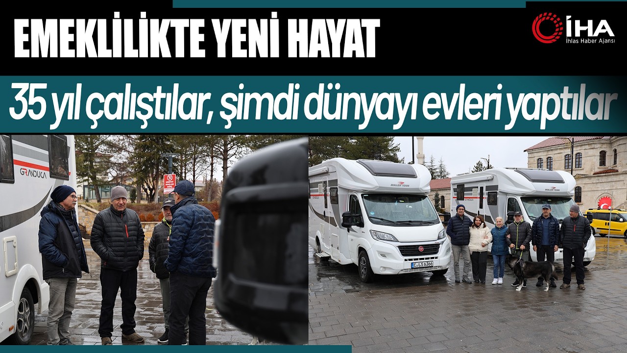 50 Yıllık Memleket Özlemini Karavanla Karış Karış gezerek Gideriyorlar