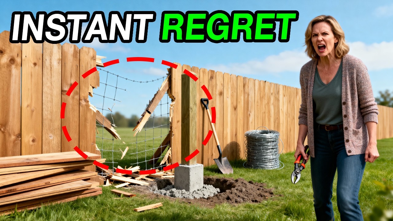 Neighbor Cut My Fence To “Fix The Line”… So I Rebuilt It And Sent The Invoice!