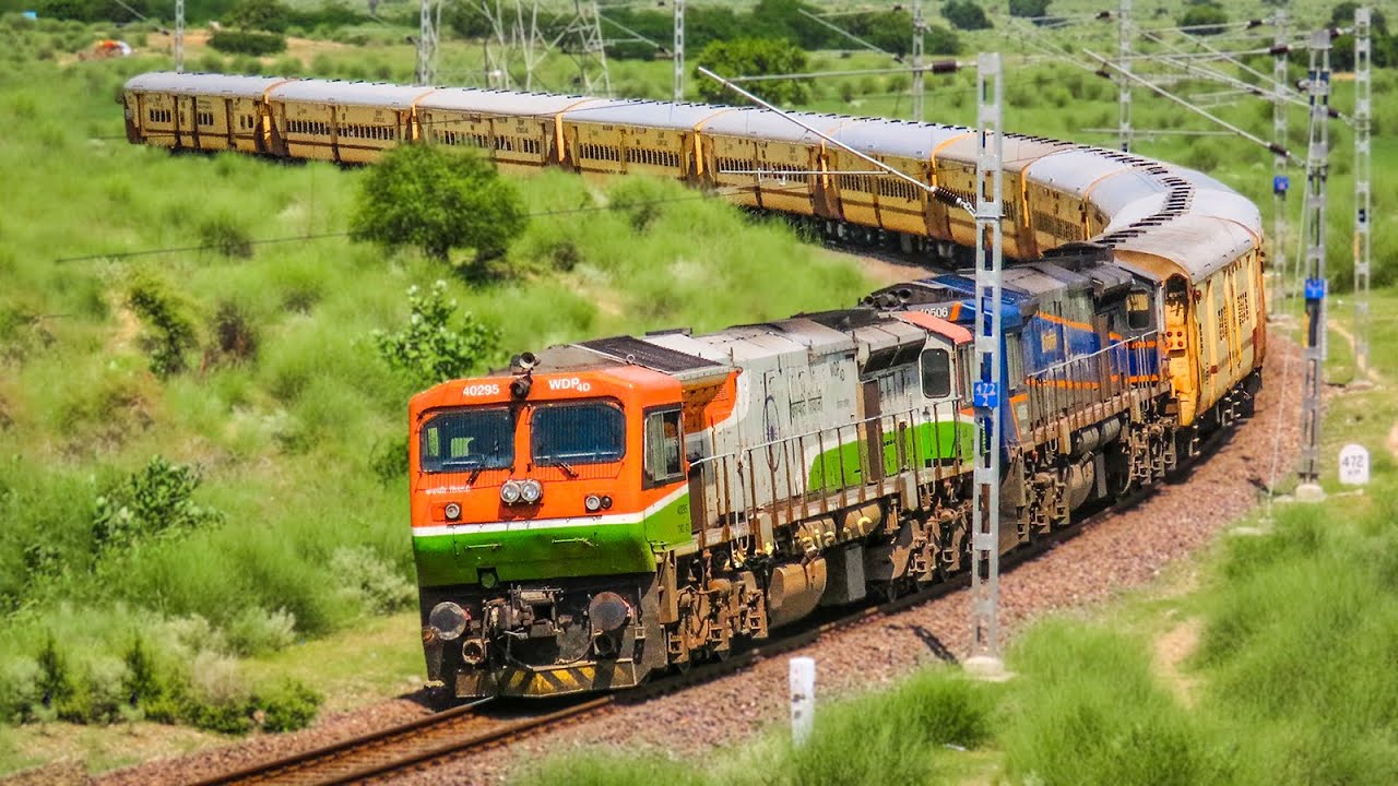 10 in 1 Diesel & Electric Train Action from Royal Rajasthan | Bikaner - Merta Road & Ratangarh line