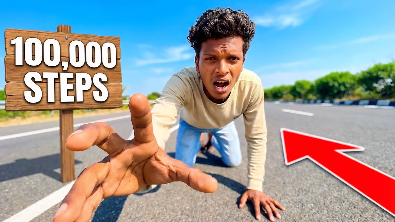 Pure Din Paidal Chalne Ka Challenge 🔥 No Bike, No Auto! @YourBagheera 
