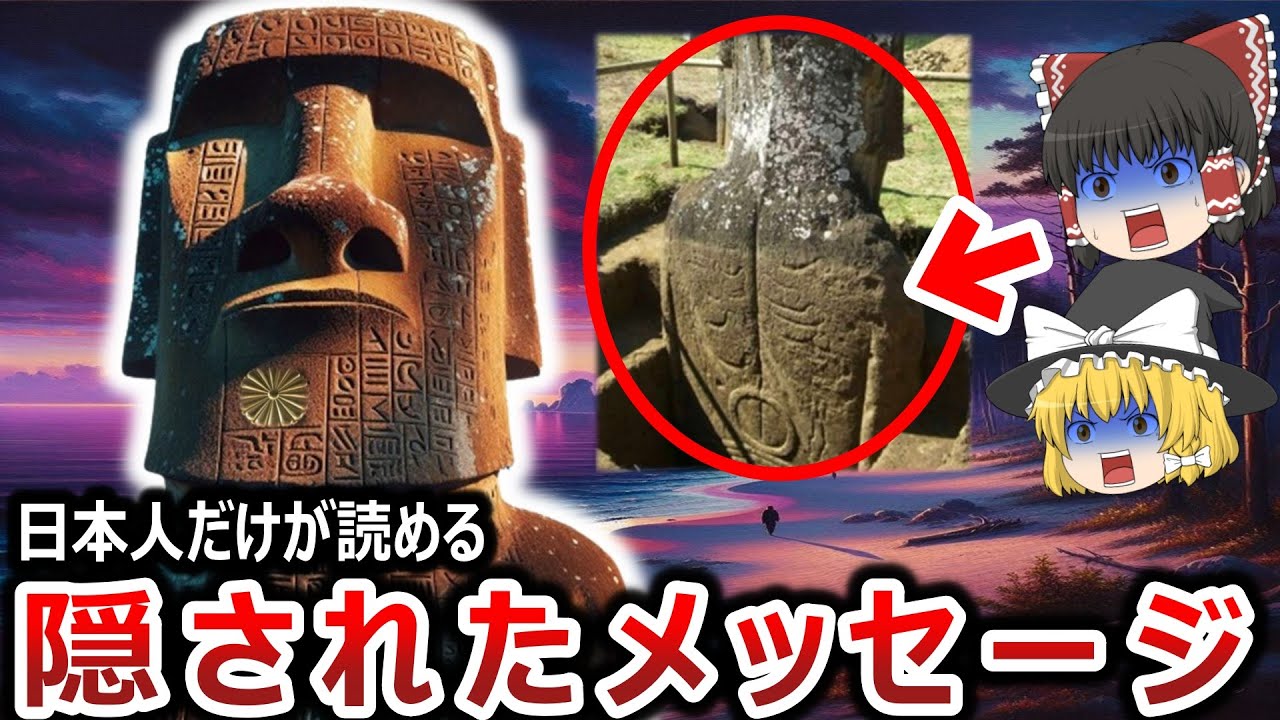 【ゆっくり解説】モアイ像に隠された古代日本とイースター島の本当の関係とは！？世界中で日本人しか解読できないメッセージとはなにか！？そしてあの『失われた大陸』は実在した！？【都市伝説】