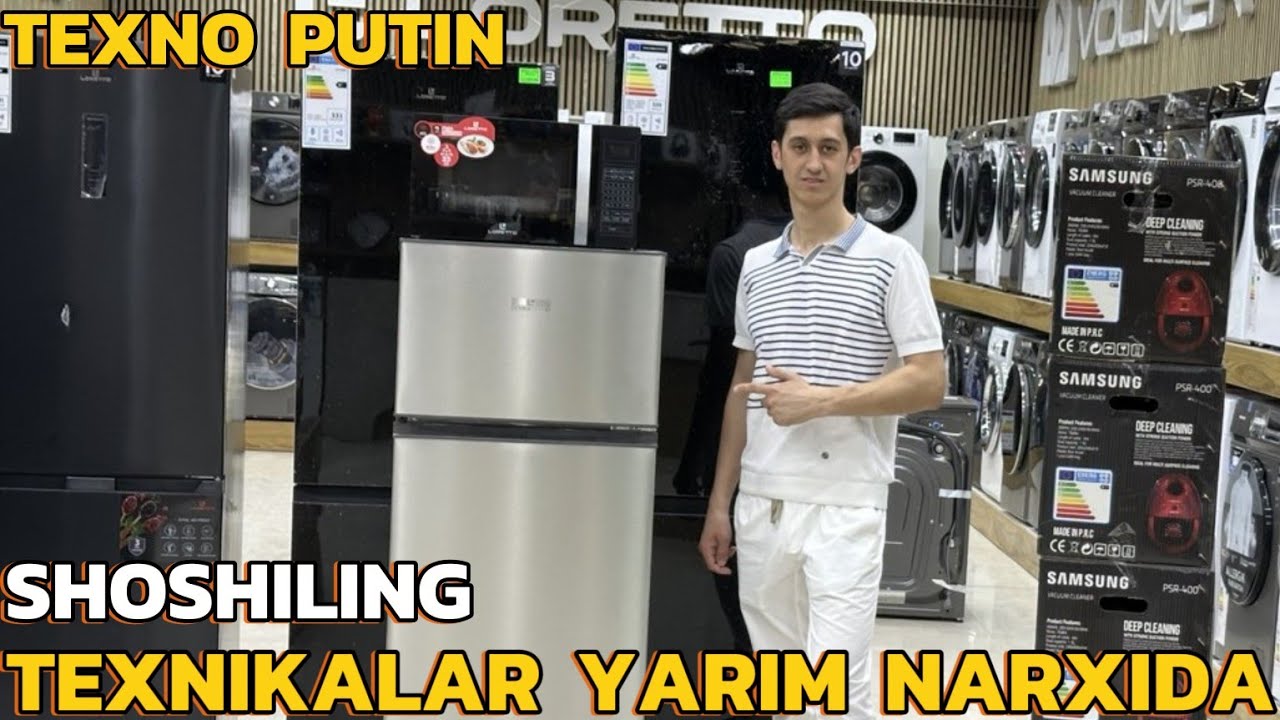TEXNO PUTIN 🔥 SHOSHILINCH AKSIYA TEXNIKALAR SONI CHEKLANGAN #ASLBOY