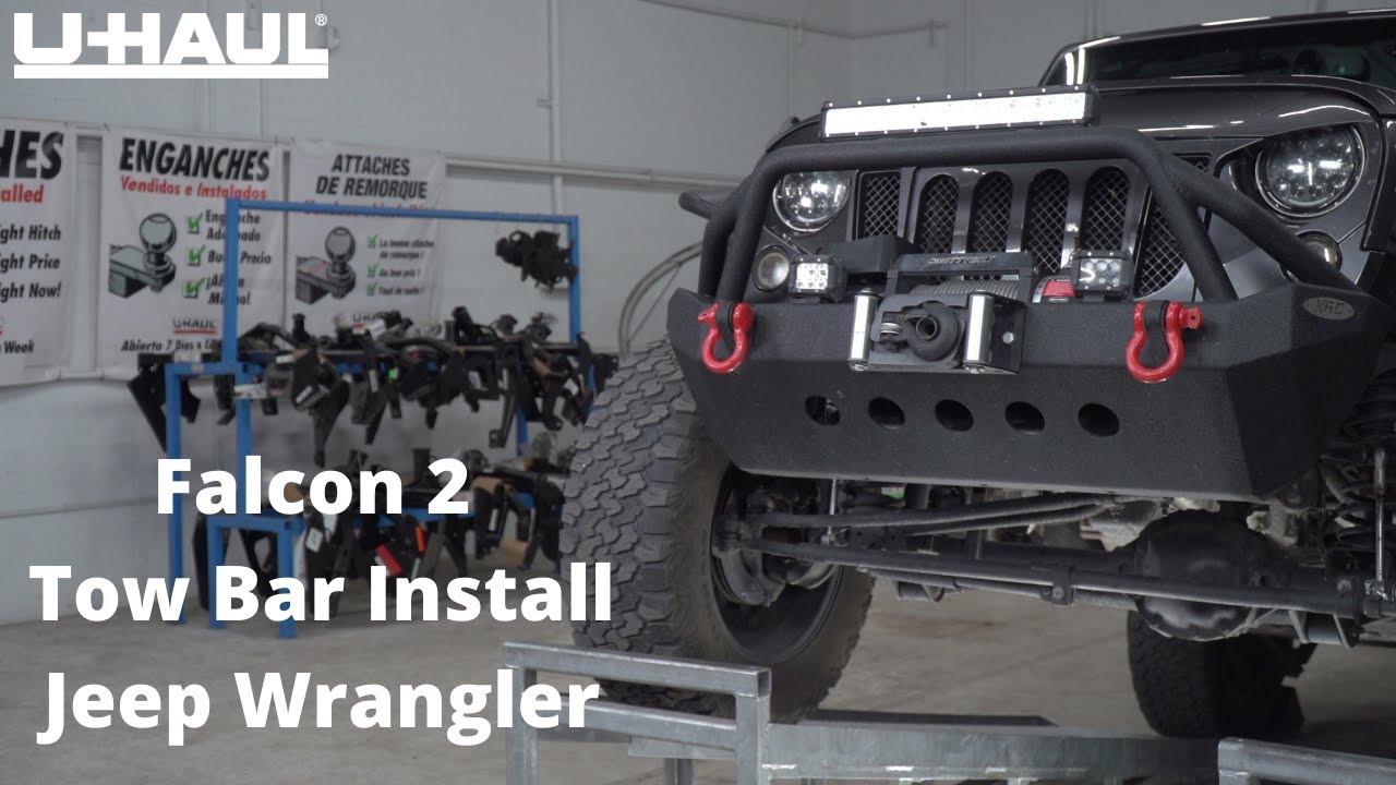 Falcon 2 Tow Bar Install: Jeep Wrangler Off-Road Bumper