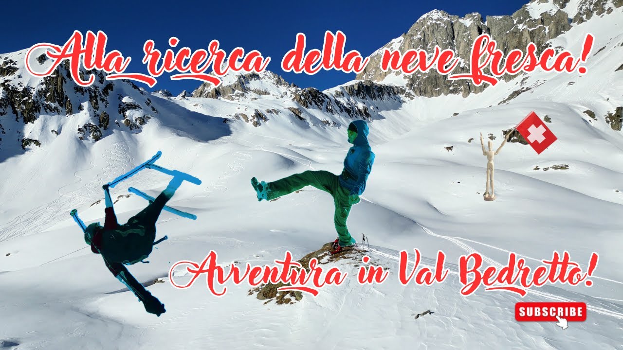 Val Bedretto avventura sugli sci! Alla ricerca delle neve fresca!! ⛷️🙈😂