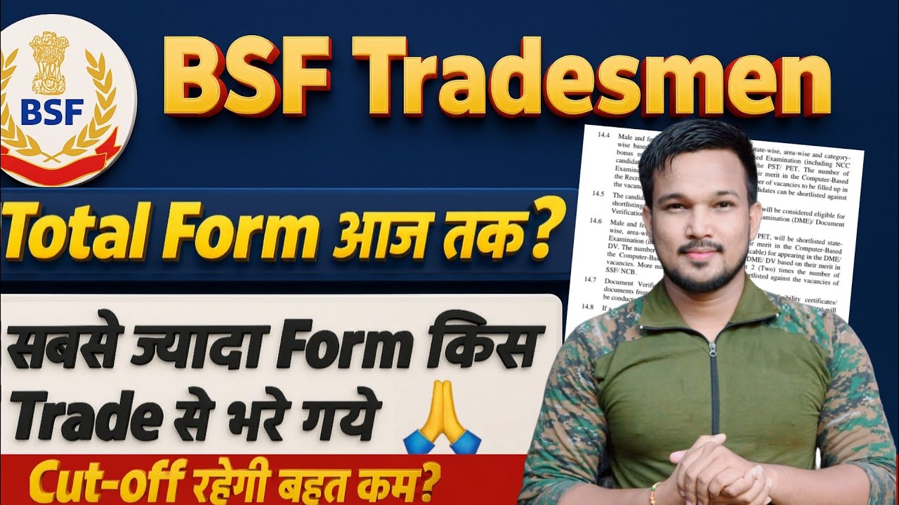 BEST BOOKS FOR BSF CONSTABLE (TRADESMAN) EXAM 2025 BY CHAKSHU BSF Tradesman 2025 Total Form 2025