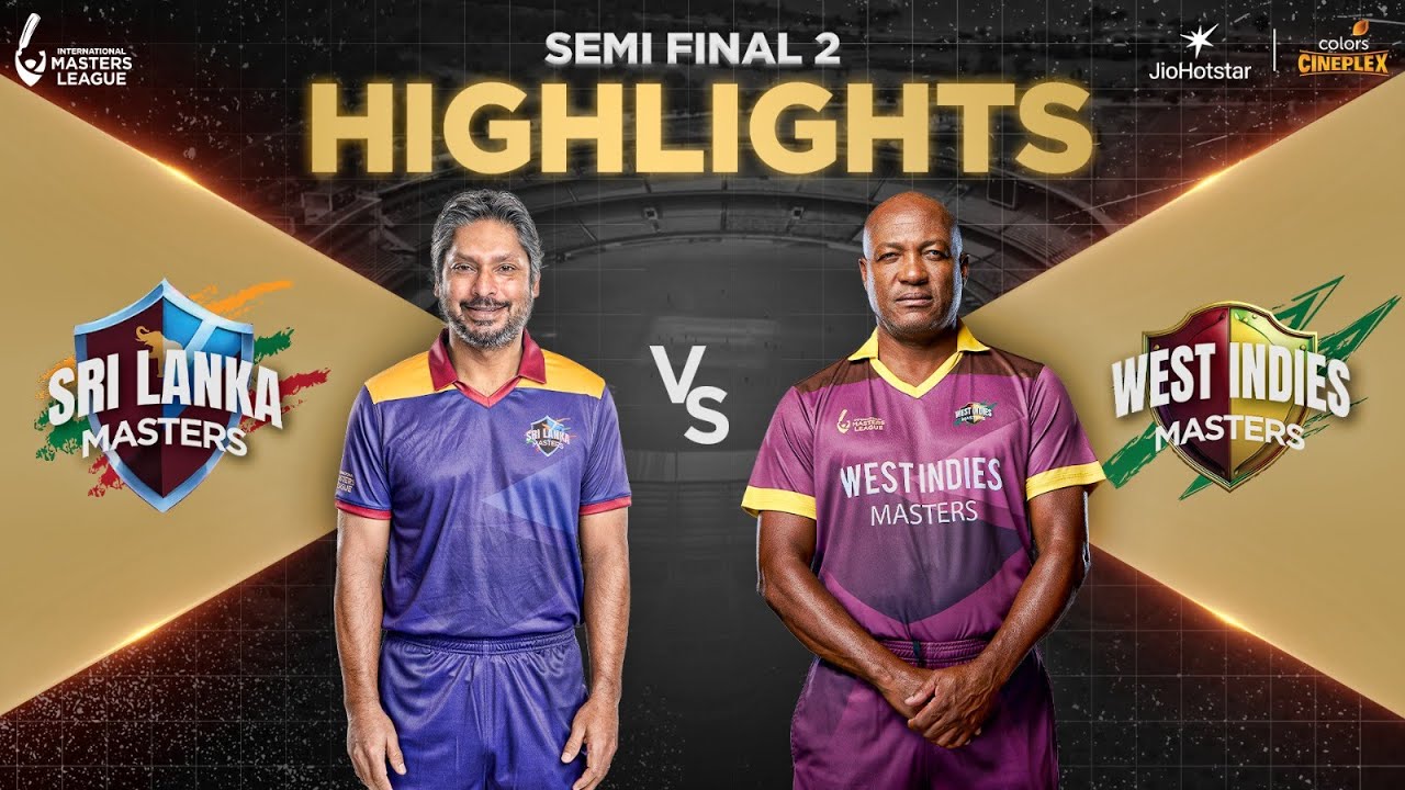Sri Lanka VS West Indies | Full Highlights | International Masters League | Colors Cineplex