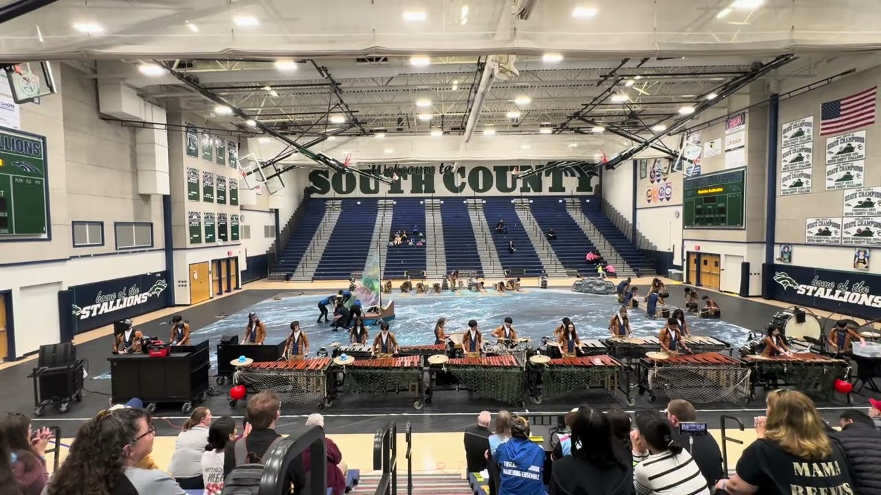 FHS Indoor Drumline: Competition at South County (1st w/ Score 83.55)