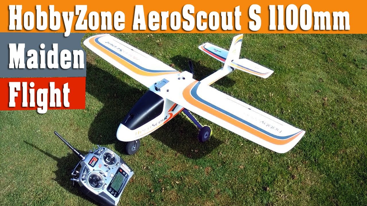 HZ AeroScout S 1.1m BNF RC Plane - Maiden Flight & My Honest Opinion (while flying it).