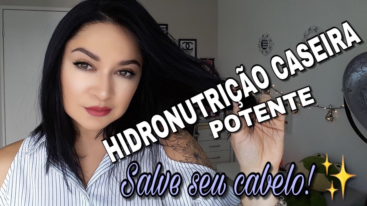 HIDRONUTRIÇÃO CASEIRA POTENTE para CABELOS RESSECADOS, ARMADO, POROSO E FRIZZ