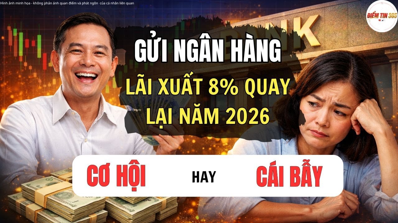 Lãi Suất 8% Quay Lại Năm 2026: Cơ Hội Thật Hay Cái Bẫy Khi Gửi Ngân Hàng Dễ Mất Vài Chục Triệu?