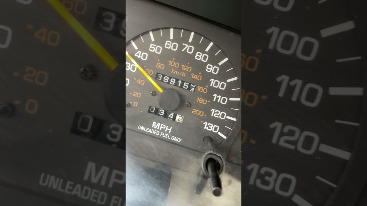 mechanical odometers are cool (until they break) 1994 - 80 series Land Cruiser