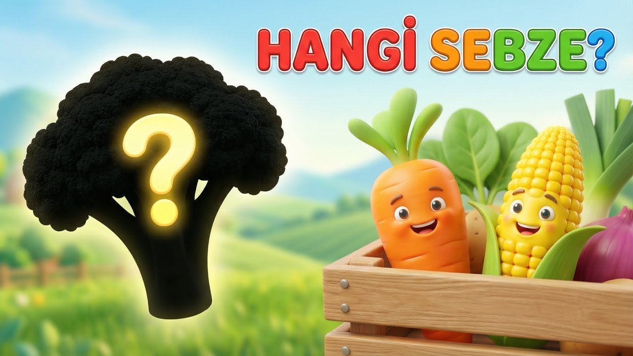 Bu Hangi Sebze 🥕Tahmin Et!  Sebzeleri Öğreniyoruz.