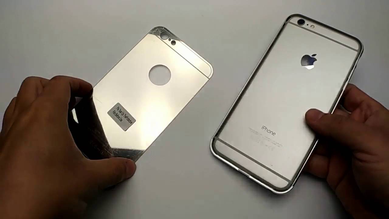 Installation guide for Aluminum Ultra-thin Mirror Metal Case Cover Iphone 6 6s Plus