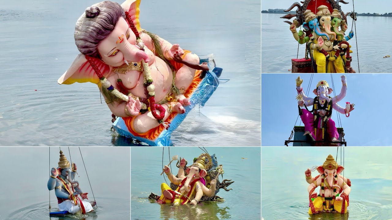 Ganesh Nimajjanam 2025 | Ganpati Visarjan In Tank Bund Hyderabad | Ganesh Immersion #ganeshvisarjan