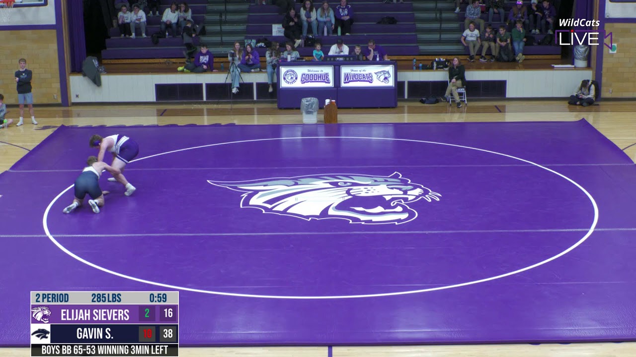 Goodhue Wrestling vs Zumbrota Mazeppa
