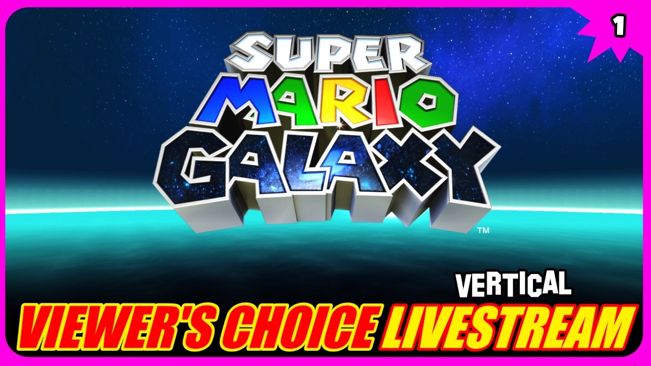 🔴🔴 Mario goes to space!!!!  |  Super Mario Galaxy VERTICAL  Livestream | Switch |  Part 2