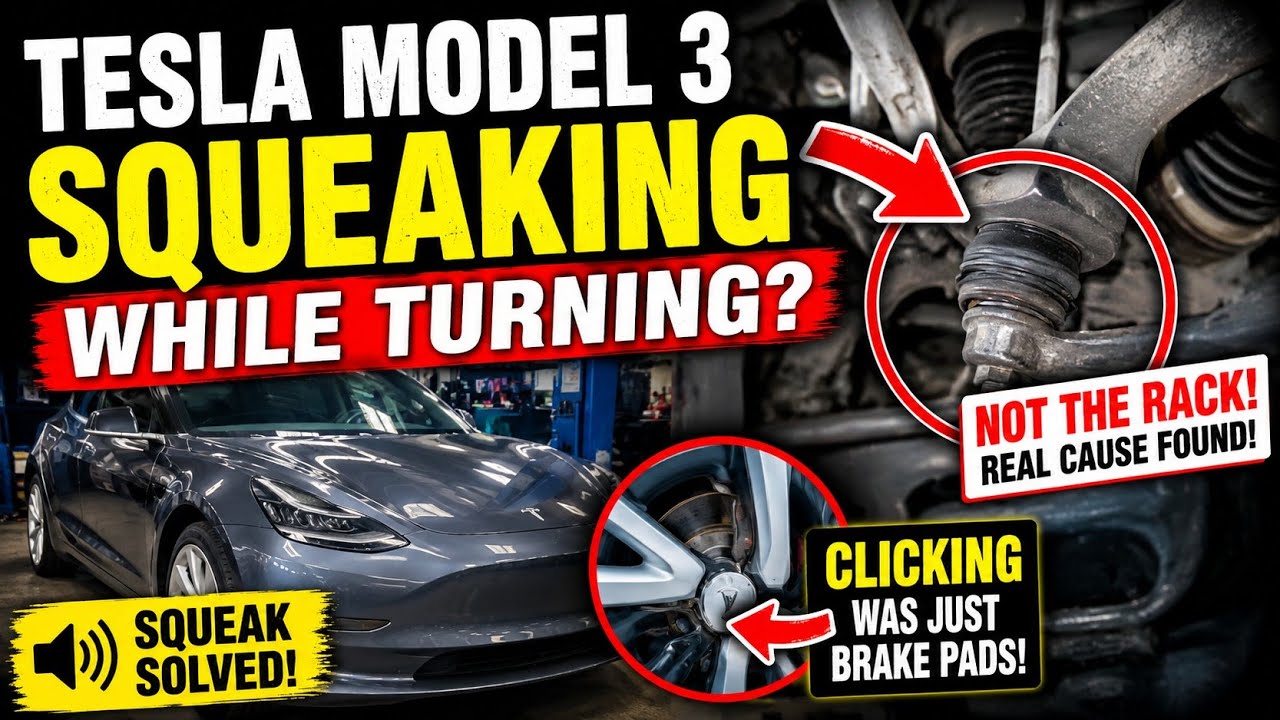 Tesla Model 3 Squeaking Noise While Turning?