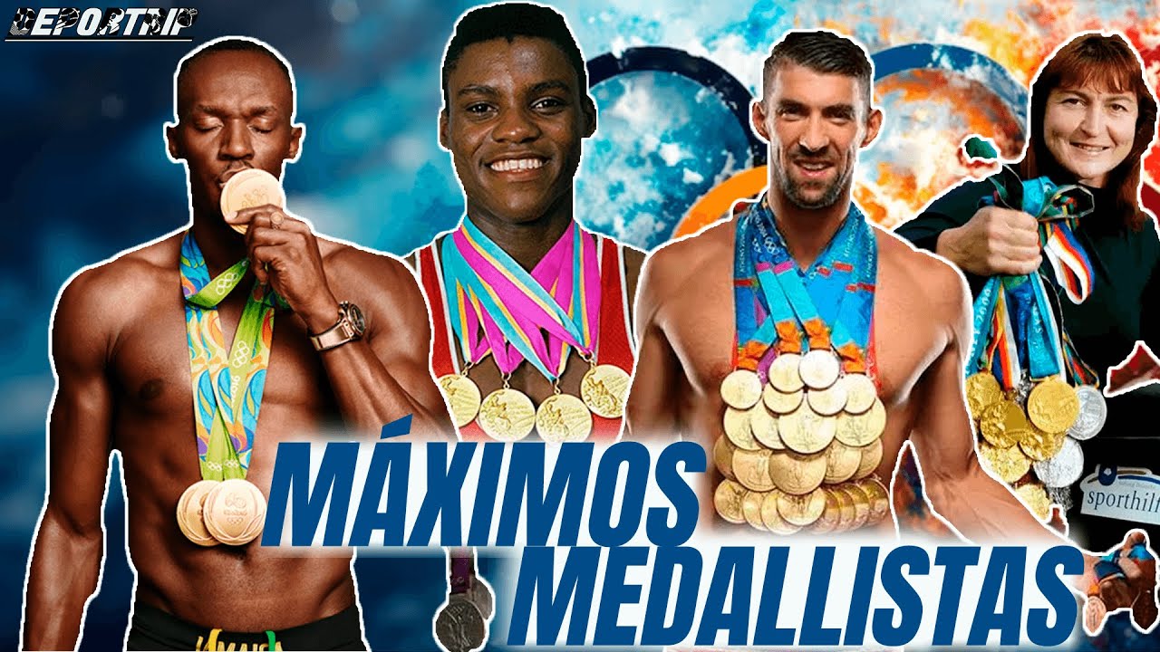 Los M&Aacute;XIMOS GANADORES de MEDALLAS de ORO en JUEGOS OL&Iacute;MPICOS 🥇 Los HIST&Oacute;RICOS de las OLIMPIADAS 🎥