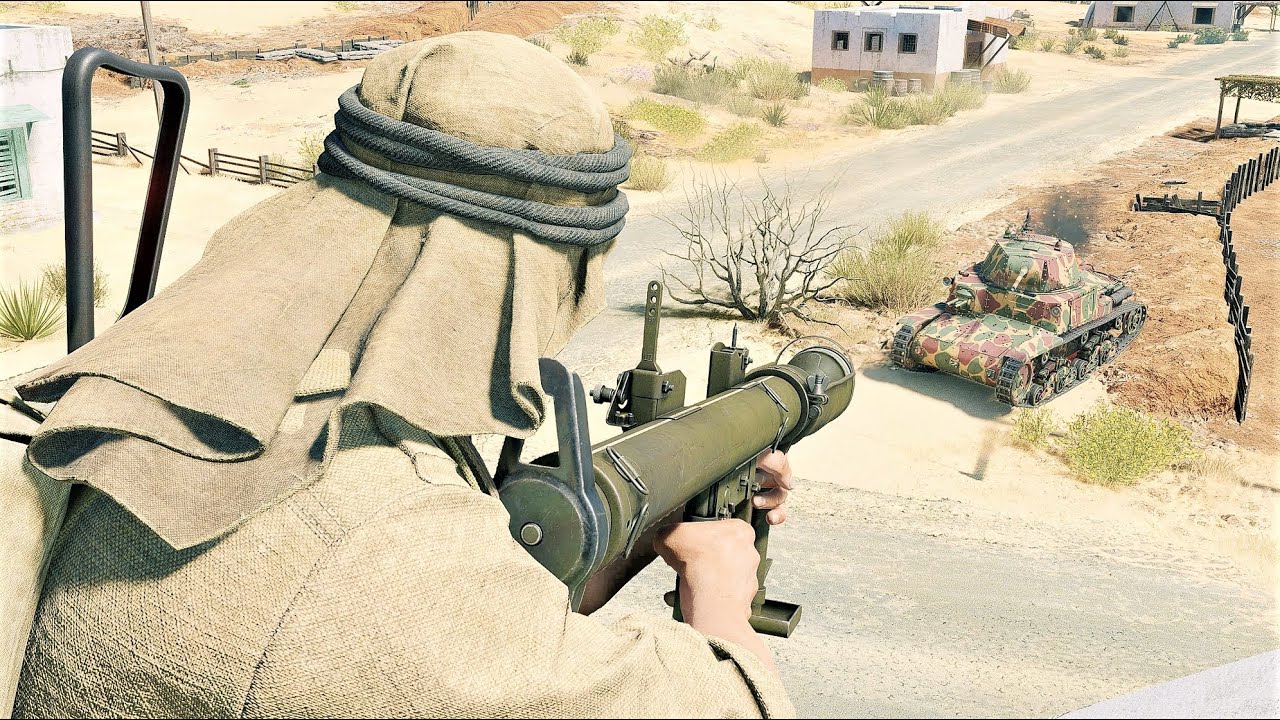 Enlisted Gameplay - UK/USA vs Italy/Germany - Fortress - Battle of Tunisia