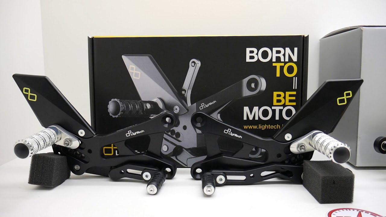 Pedane arretrate Lightech Vs Valtermoto Recensione #ChiccadelgiornoMRS - MotoRacingShop.com