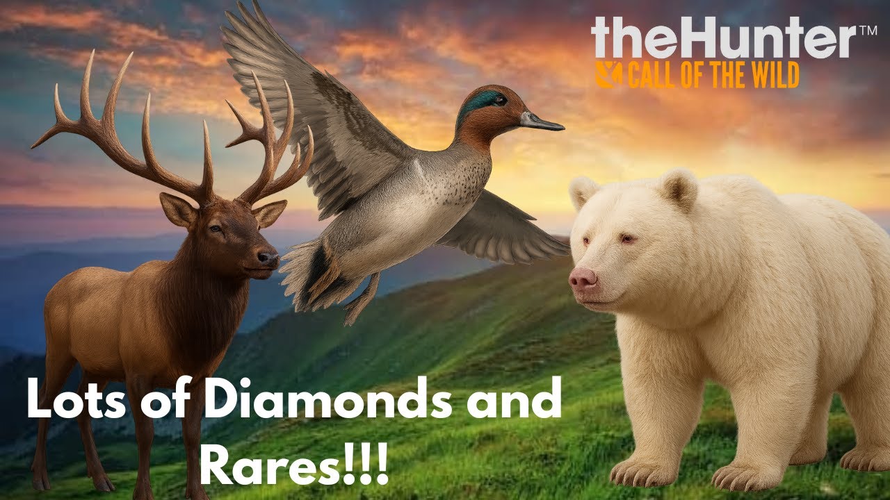 I hunted during  a week in The Hunter Call Of The Wild!! Here's what I got!!-call of the wild