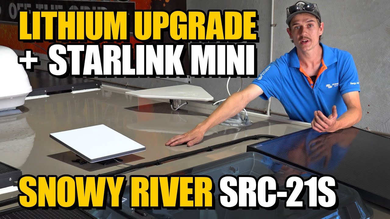 Snowy River SRC-21S Caravan | Starlink Mini | Solar N Sat Shervey Power Products