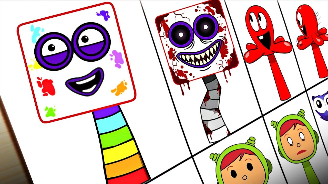 Drawing Incredibox Sprunki OC- Seventeen (from Numberblocks) | My Sprunki OC 