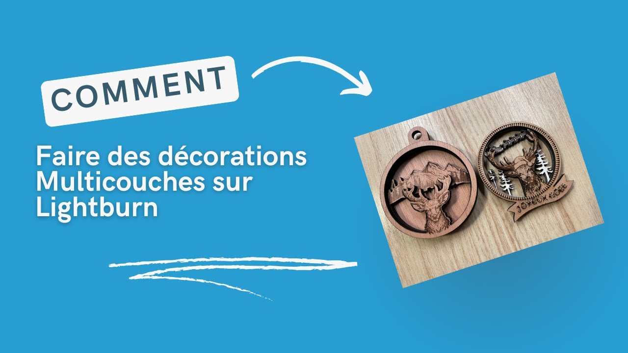 Créer une boule de neige en multicouche sur Lightburn
