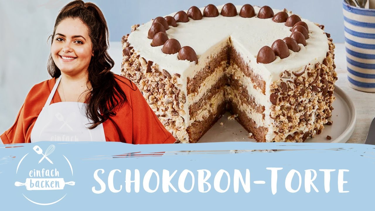 Schokobon-Torte – Extrem lecker! 😋 einfaches Rezept mit Mascarpone I Einfach Backen