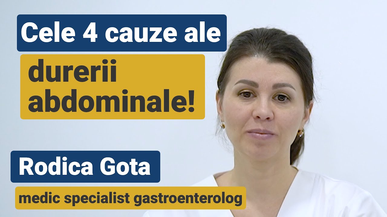 Cele mai frecvente cauze ale durerii abdominale (