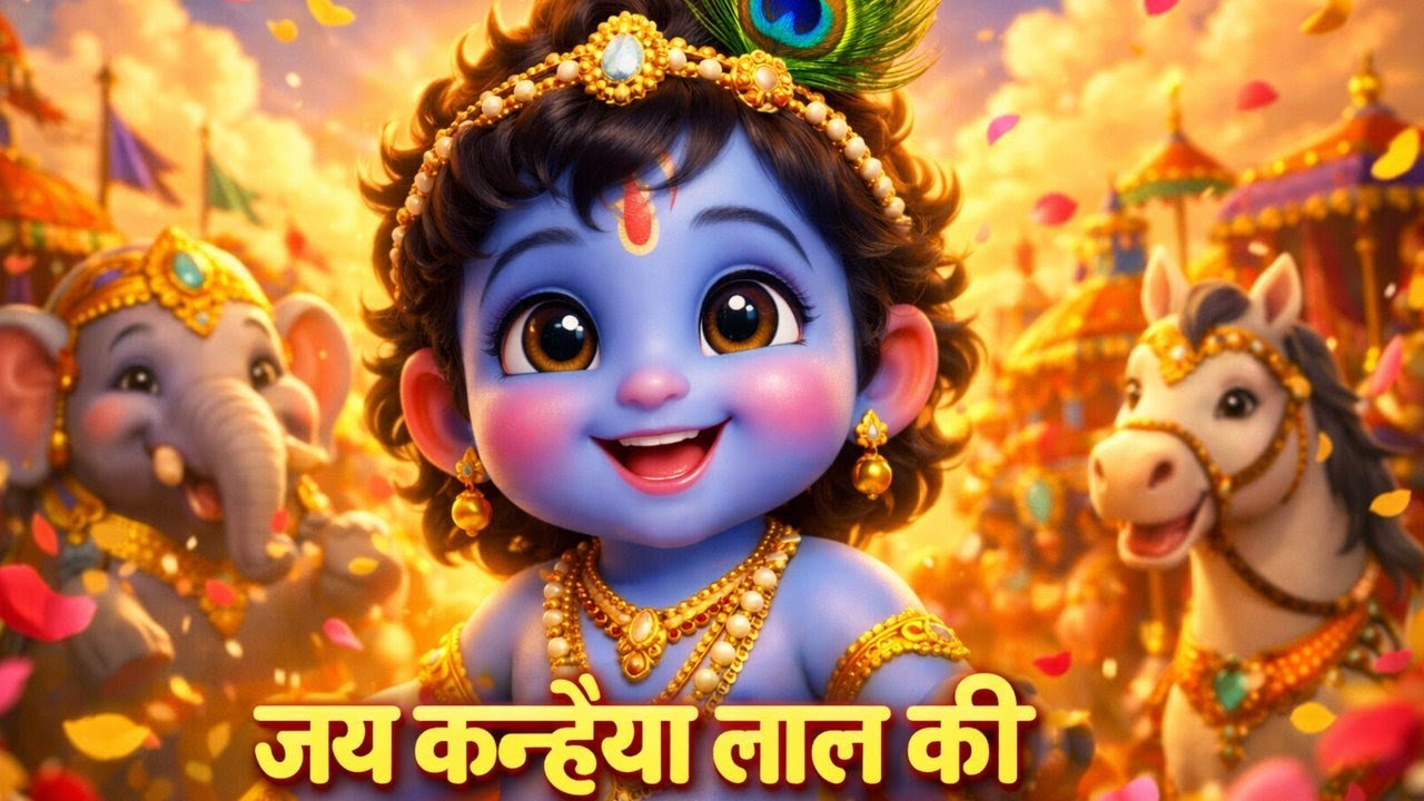 हाथी घोड़ा पालकी जय कन्हैया लाल की | Haathi Ghora Palki Jai Kanhaiya Lal Ki | कृष्णा भजन |KILBIL KIDS