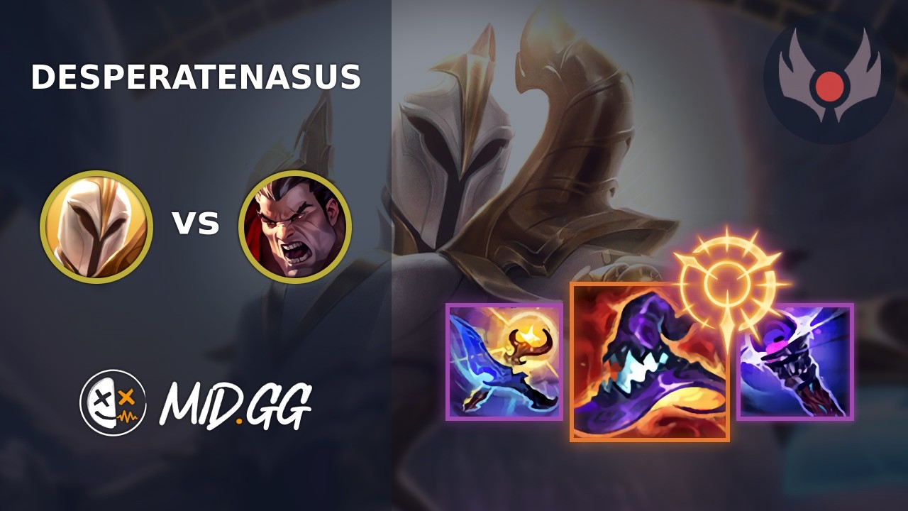 MID.GG: [ DesperateNasus ] Kayle TOP vs Darius | EUW GRANDMASTER | LOL Season 2026