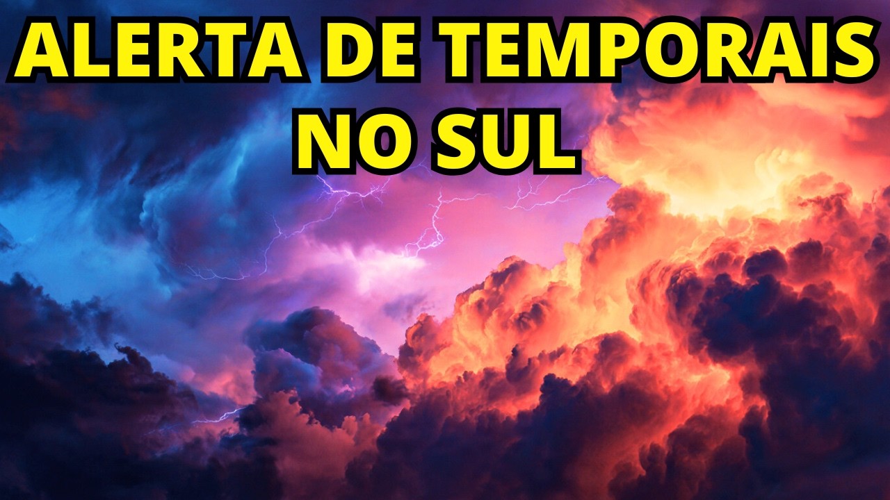 🚨ATENÇÃO: MUDANÇA NO TEMPO REFORÇA O RISCO DE TEMPORAIS NO SUL ALERTA INMET
