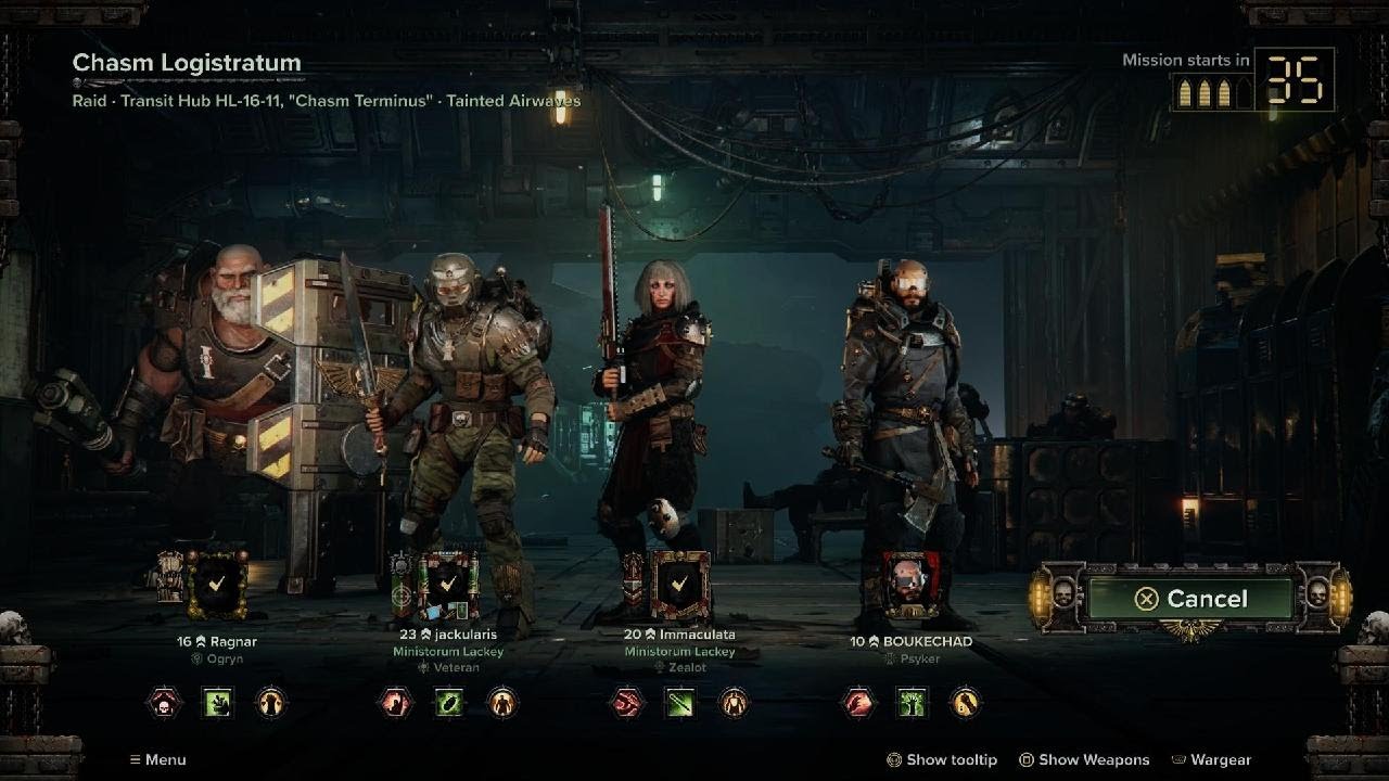Геймплей Warhammer 40K: Darktide (PS5) &mdash; Ветеран №14