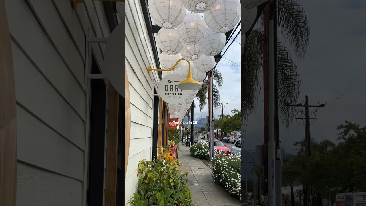 the cutest #coffeeshop in #santabarbara 💡