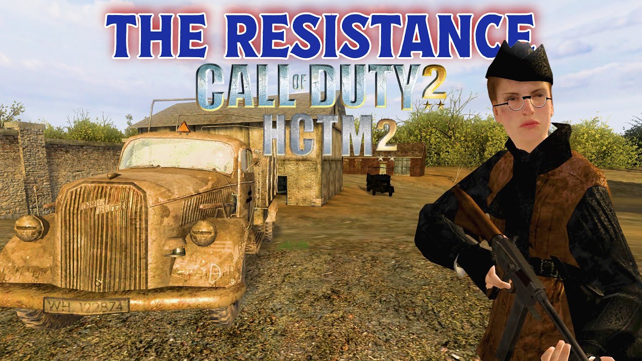 Call of Duty 2:  The Resistance  HCTM2 Gameplay VETERAN custom