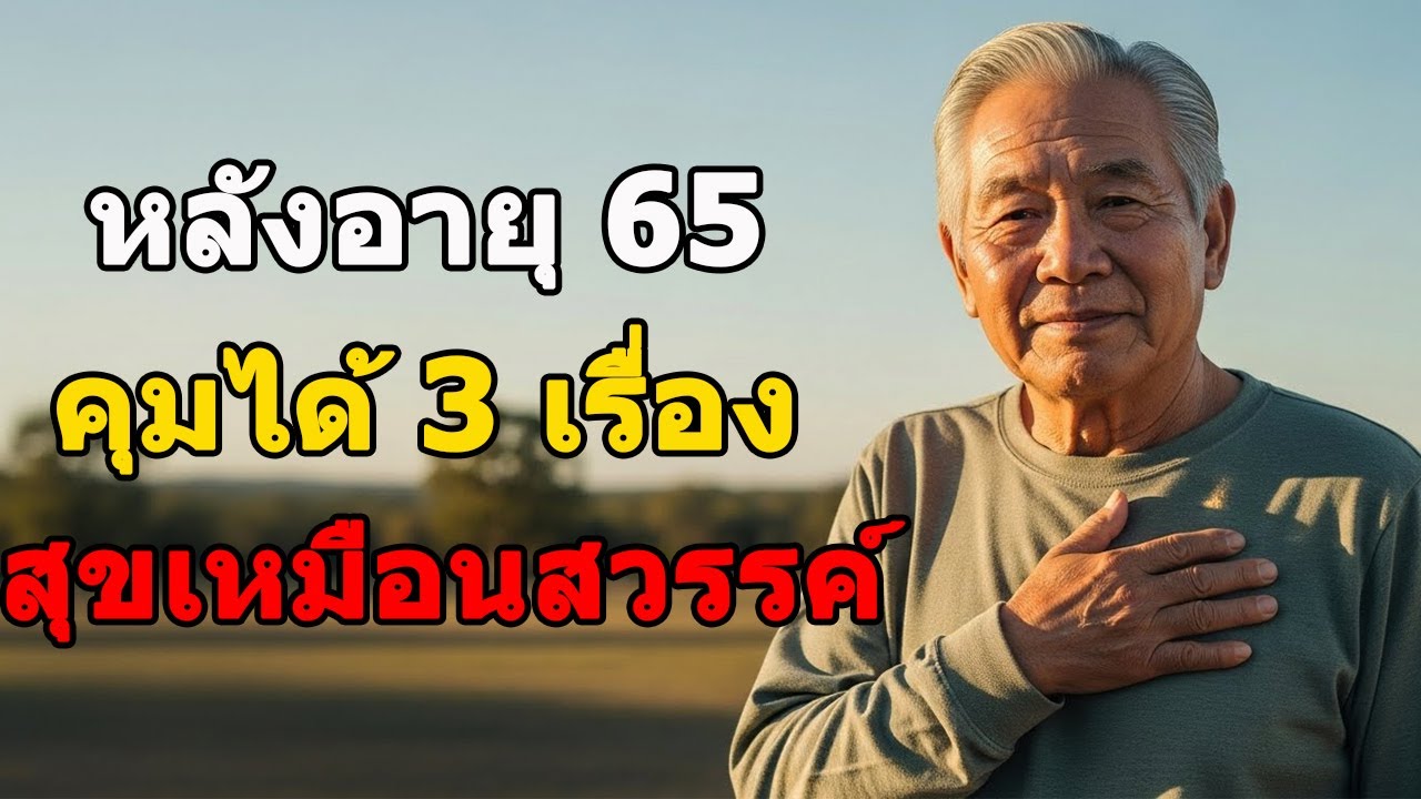 ถ้าคนอายุเกิน 65 ยังทำ 3 สิ่งนี้ได้ ชีวิตจะมีความสุขและเป็นอิสระ