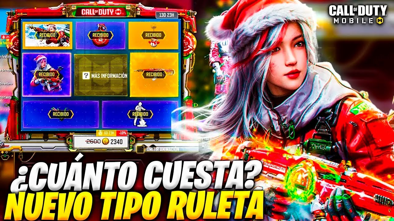 Me EQUIVOQU&Eacute;! S&Iacute; es M&Aacute;S BARATA, CU&Aacute;NTO CUESTA RULETA NAVIDE&Ntilde;A MANTA RAY y AK47 LEGENDARIA COD MOBILE