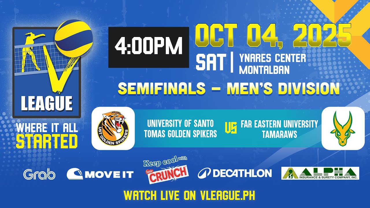 UST vs. FEU - Full Match | Semifinals G3 | 2025 V-League Collegiate Challenge Men's Category