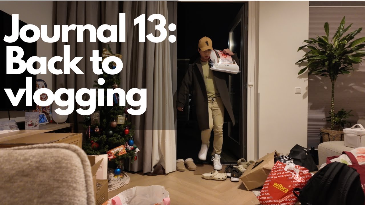 Journal 13: Vlogging again, Home projects, Christmas shopping