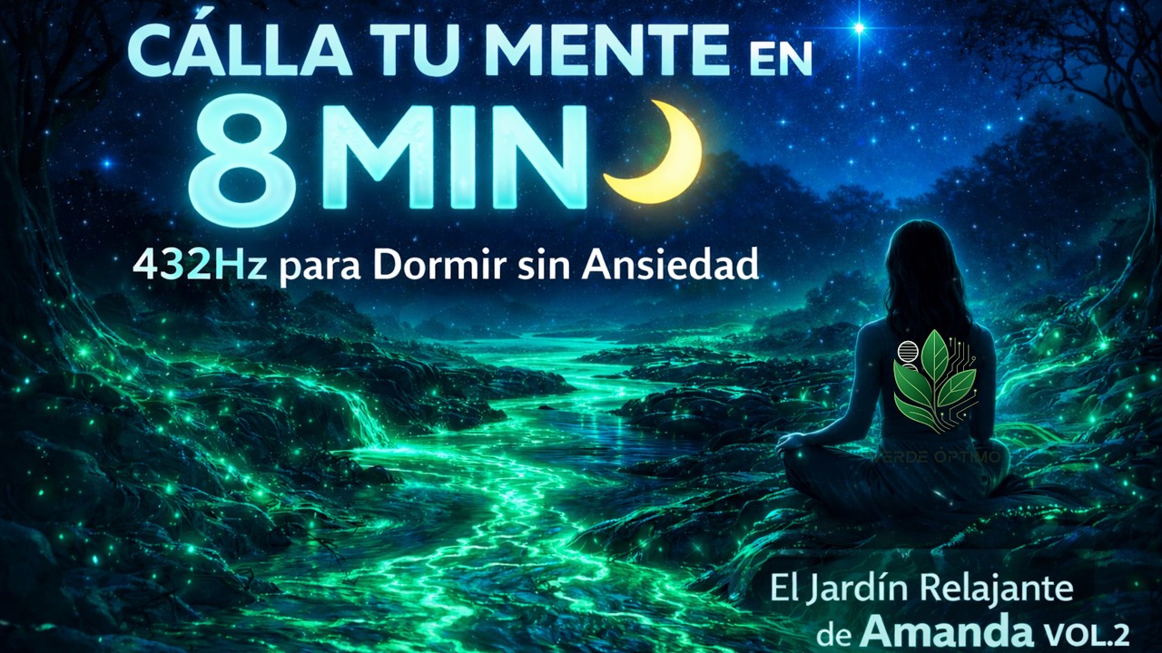 DUÉRMETE RÁPIDO 🌙 432Hz para Ansiedad Nocturna | Jardín Relajante Vol. 2 (44 Min)