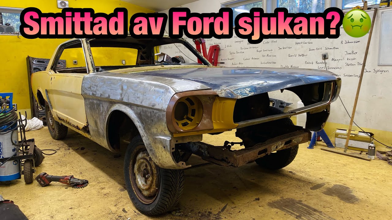 Mustangen går från vrak till potential på en dag? 