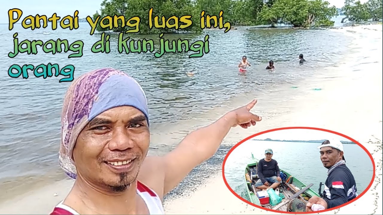 Banyak yang tidak tau pulau ini !! Terpesona melihat ke indahan pantai pulau ini