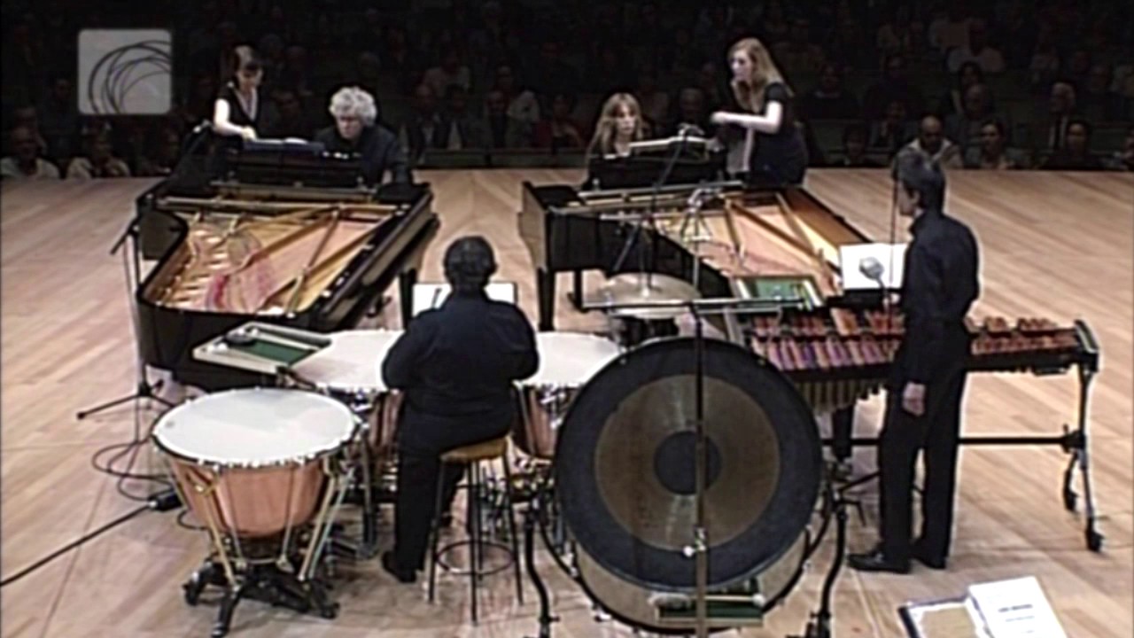 Bela Bartok - Sonata for Two Pianos and Percussion | first movement | Zoltan Kocsis - Ingrid Fliter