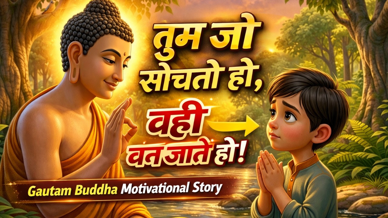 तुम जो सोचते हो, वही बन जाते हो | Gautam Buddha Motivational Story | Buddha Story on Mind Control