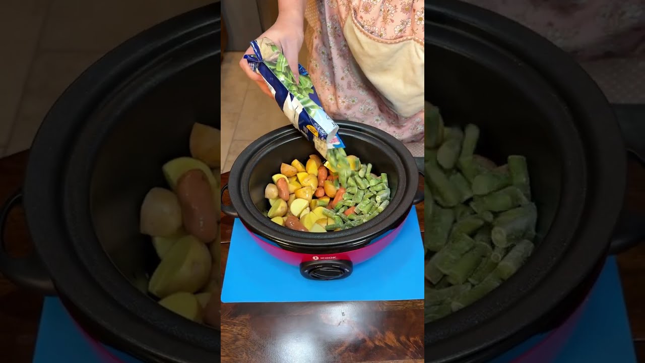 We love this easy crockpot dinner!