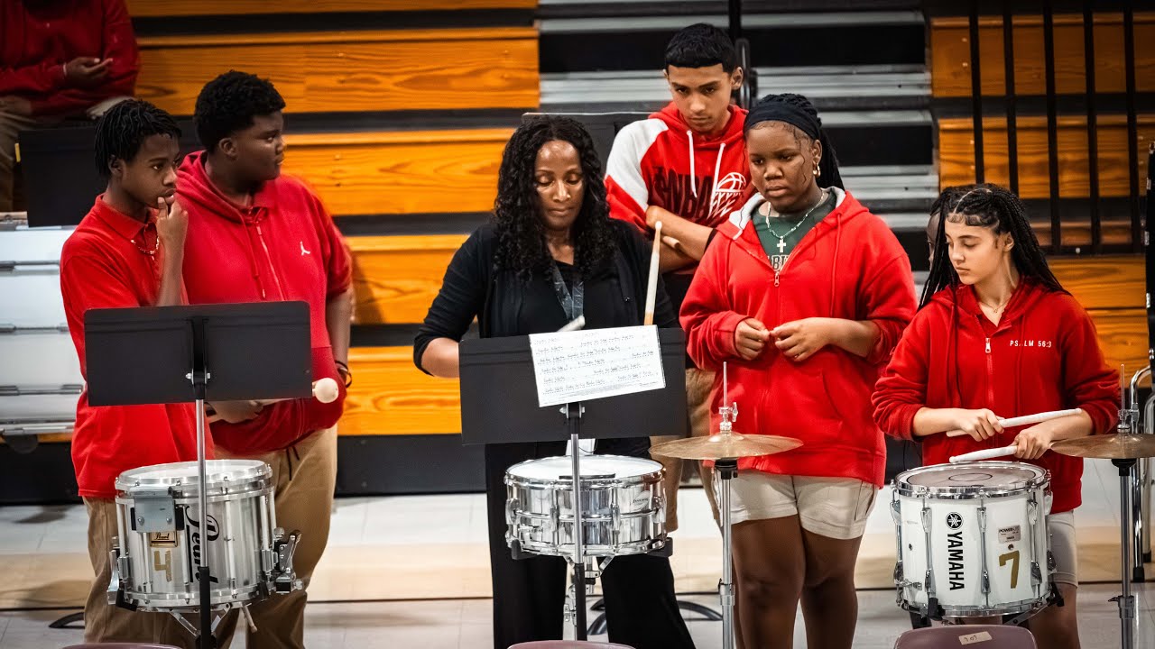 Young Middle Magnet band performance 5/2025