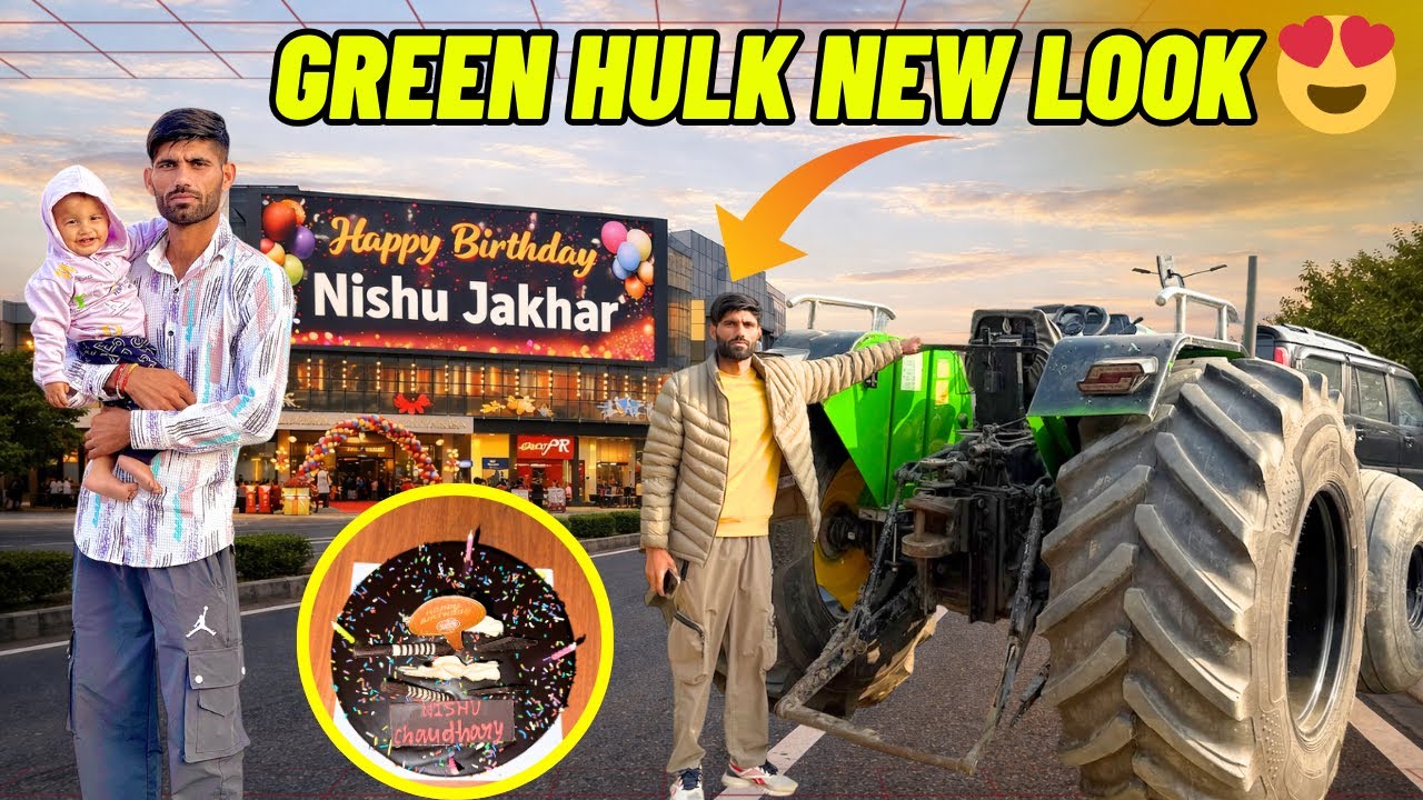 Nishu chaudhary291 Happy birthday 🎂 Monster tank Music पेटी Work completed New staring green Hulk ✅