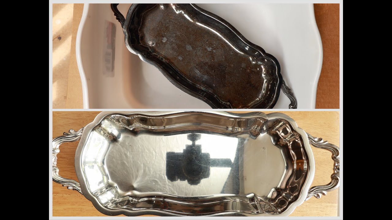 Restoring an F.B. Rogers Silver Tray (and Fixing a Broken Foot!) 🛠️✨